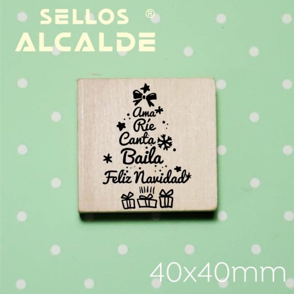 Sello Arbolito Ama, Rie, Canta y Baila
